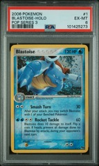 Blastoise - 1/17 - Holo Rare - PSA 6